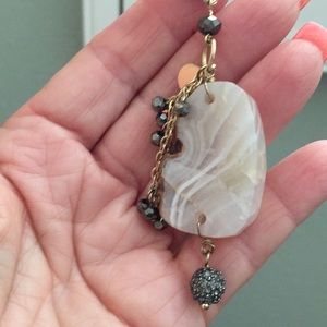 Unique Faux Quartz Necklace